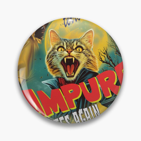 Aperçu de l'œuvre Vampurr mord à nouveau - affiche d'horreur rétro créée et vendue par PetsArt.