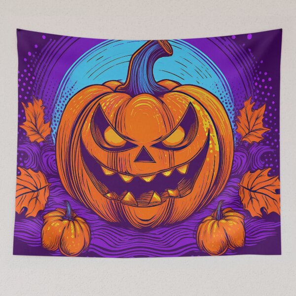 Item preview, Festive Jack-O’-Lantern Art designed and sold by CharlieMakes.