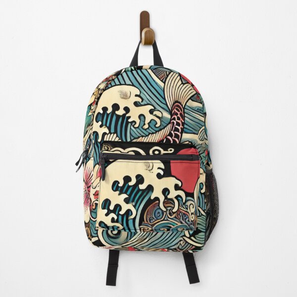 Item preview, Traditional Japanese Irezumi Tattoo Art - Dragon and Koi Design designed and sold by SakuraJapanArt.