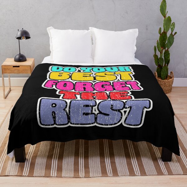 Item preview, DO YOUR BEST FORGET THE REST retro motivational never give up super focused design designed and sold by Jt41.
