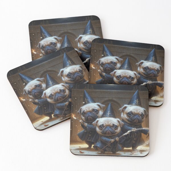 Item preview, Pugs Wizards designed and sold by AliceWhiteDF.