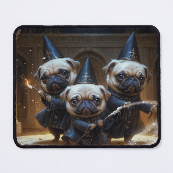 Item preview, Pugs Wizards designed and sold by AliceWhiteDF.