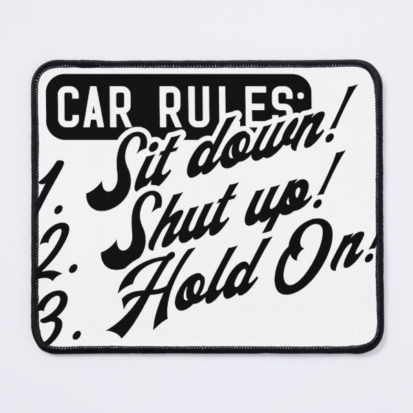 Item preview, Car Rules designed and sold by Divine-Favour.