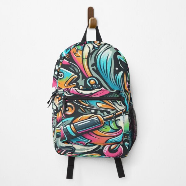 Item preview, falcon88 "Vibrant Graffiti Fishing Chaos" designed and sold by Imaginarium of Chaos falcon88 .