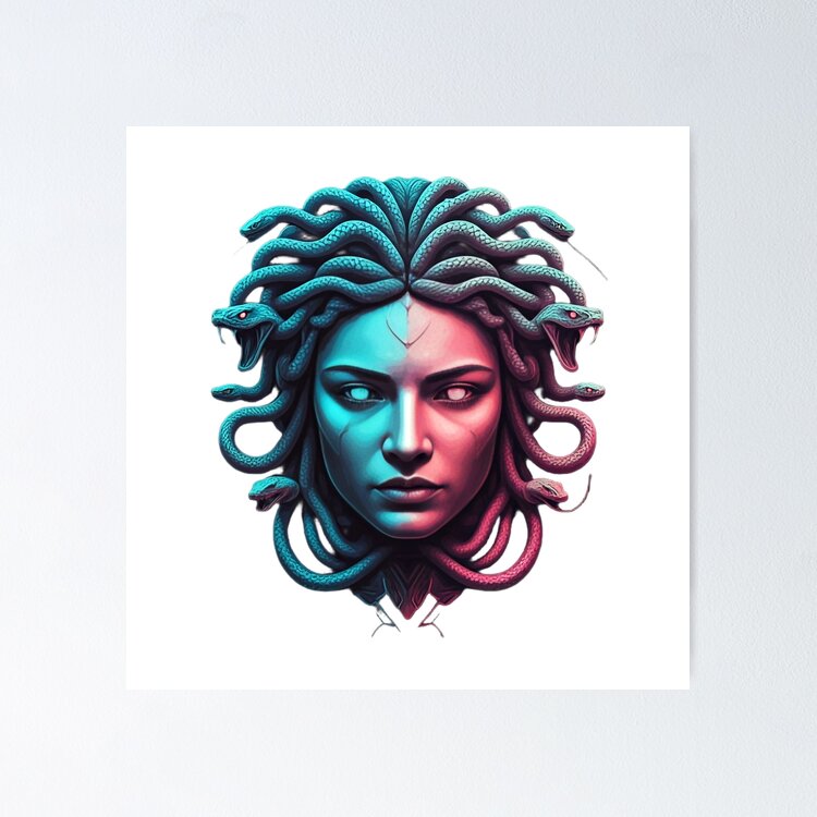 Eyes of Medusa Sticker