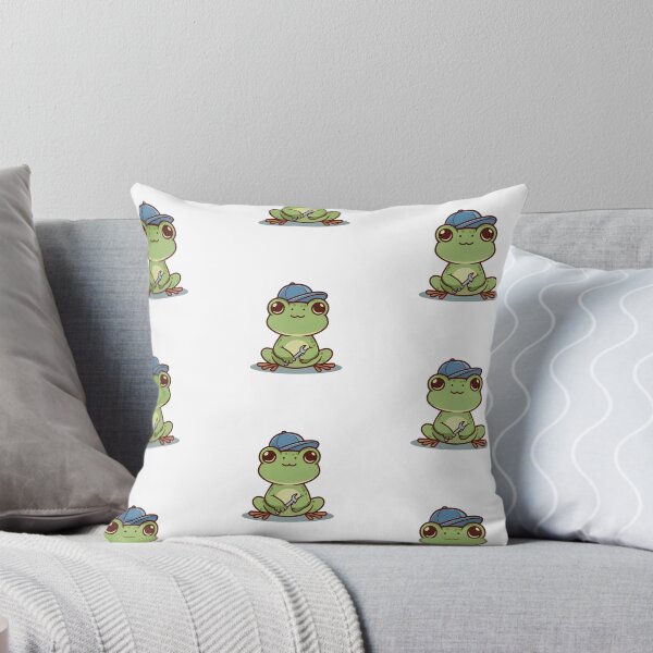Item preview, A Cute Mechanic Frog designed and sold by DWorriBHappi.