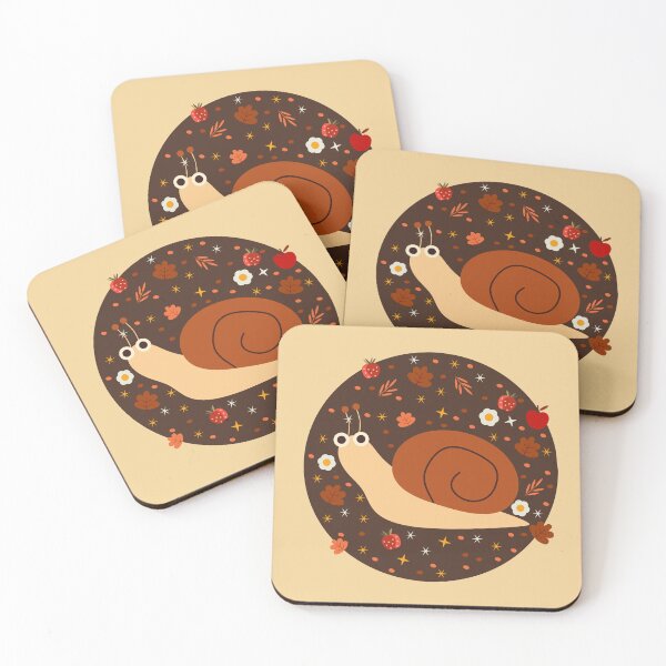 Item preview, Autumn Snail Charm designed and sold by Tulip Creators .