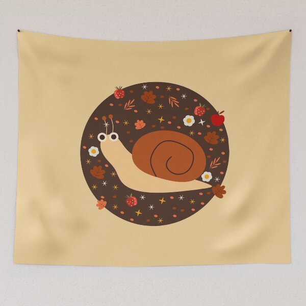 Item preview, Autumn Snail Charm designed and sold by Tulip Creators .