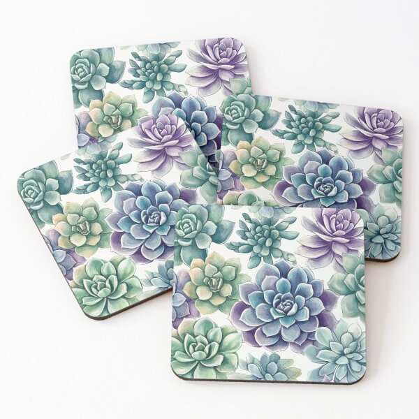 Item preview, Succulent Garden: Watercolor Delight designed and sold by Suzana Djordjevic.