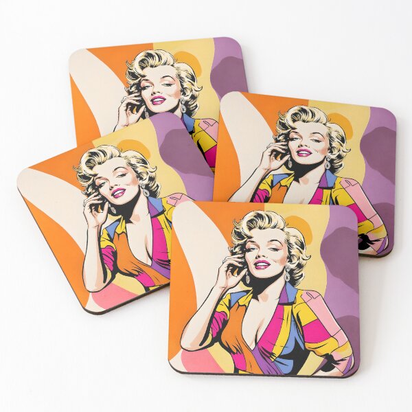 Item preview, Marilyn Monroe-pop art illustration designed and sold by Artineer.