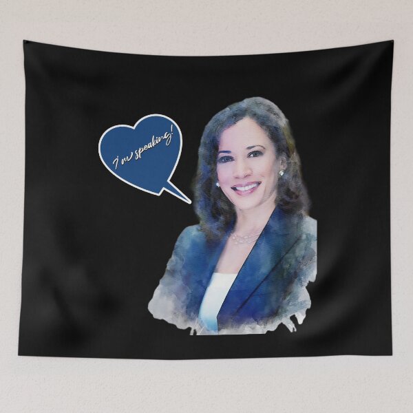 Item preview, WATERCOLOR KAMALA HARRIS I'M SPEAKING  designed and sold by justyna-s28.