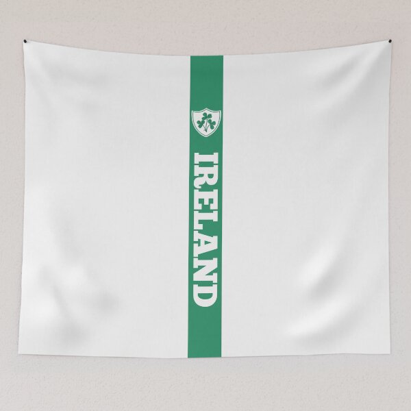 Item preview, Ireland Rugby Retro Shamrock Irish Crest designed and sold by REAL IRISH GIFTS.