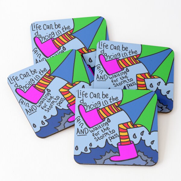 Item preview, life can be dancing in the rain and waiting for the storm to pass designed and sold by JJJJdoodles.