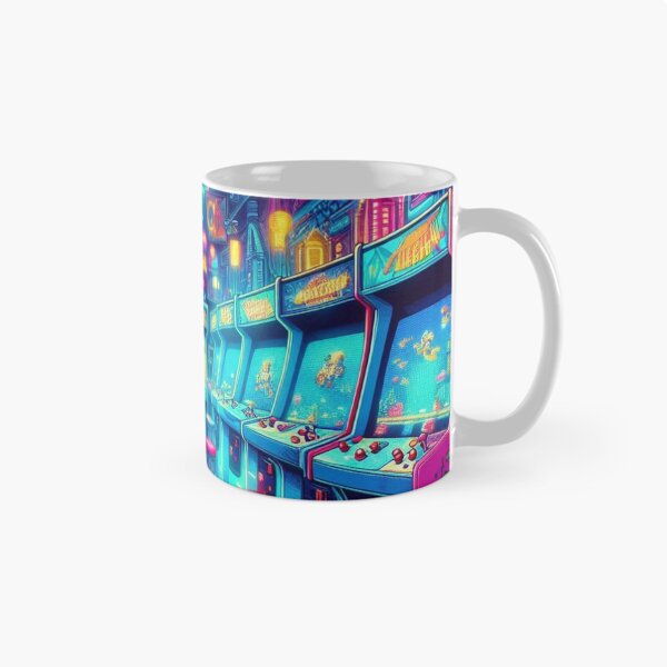 Item preview, Nostalgic retro arcade scene designed and sold by Dominika Farkašová.