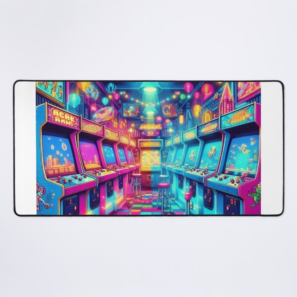 Item preview, Nostalgic retro arcade scene designed and sold by Dominika Farkašová.