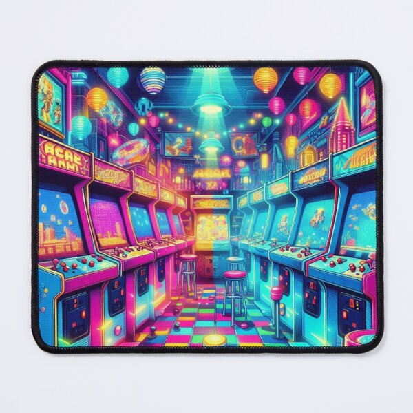 Item preview, Nostalgic retro arcade scene designed and sold by Dominika Farkašová.