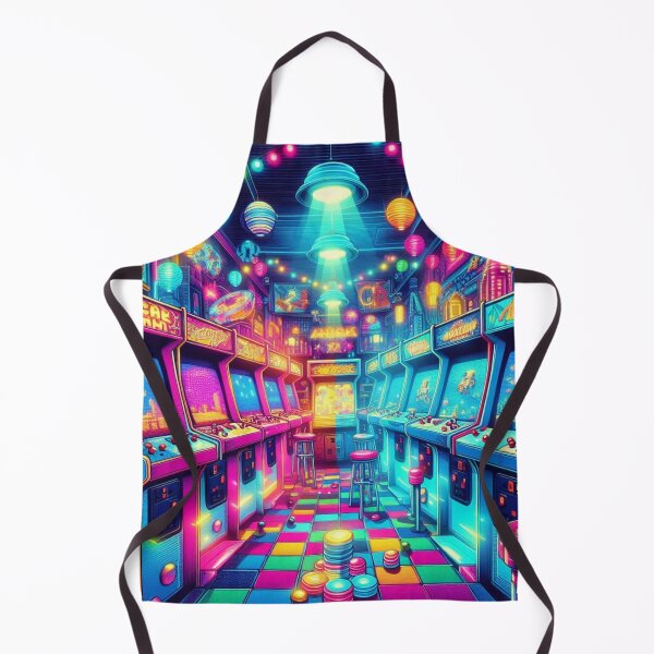 Item preview, Nostalgic retro arcade scene designed and sold by Dominika Farkašová.