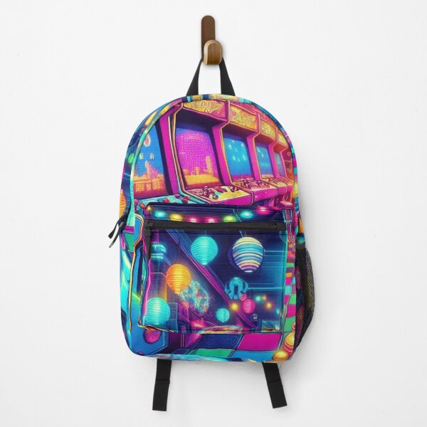 Item preview, Nostalgic retro arcade scene designed and sold by Dominika Farkašová.