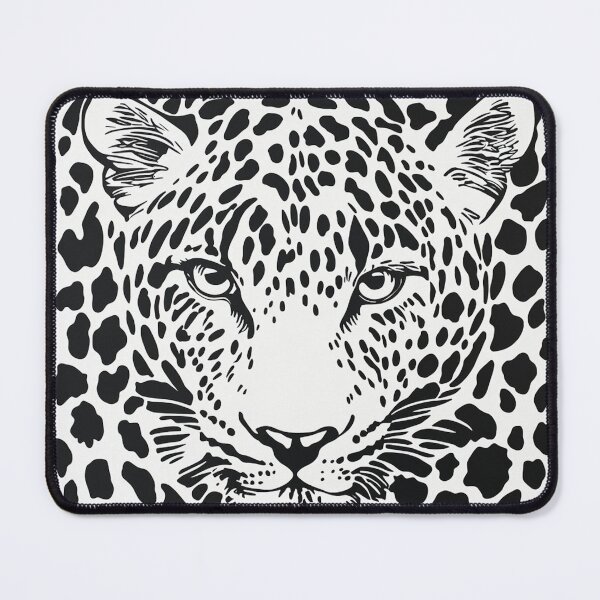 Item preview, Bold Leopard: Black and White Art designed and sold by Suzana Djordjevic.