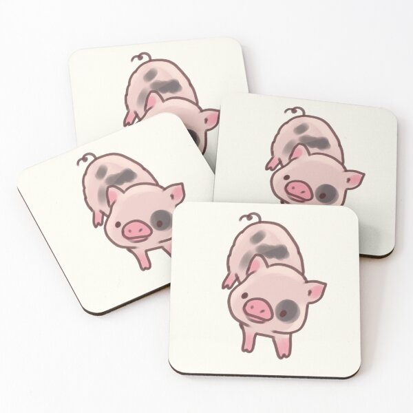 Item preview, Cute Miniature pig art designed and sold by Artofmayara.