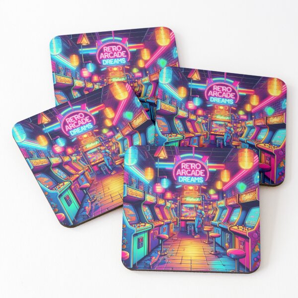 Item preview, classic arcade game cabinets designed and sold by Dominika Farkašová.