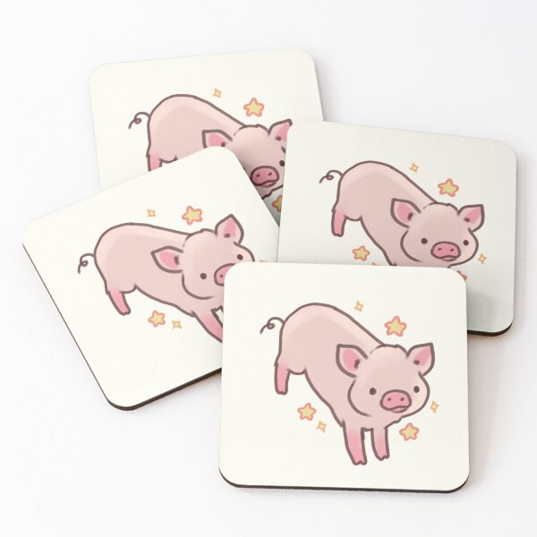 Item preview, Miniature pig illustration  designed and sold by Artofmayara.