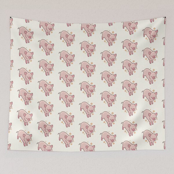 Item preview, Miniature pig illustration  designed and sold by Artofmayara.