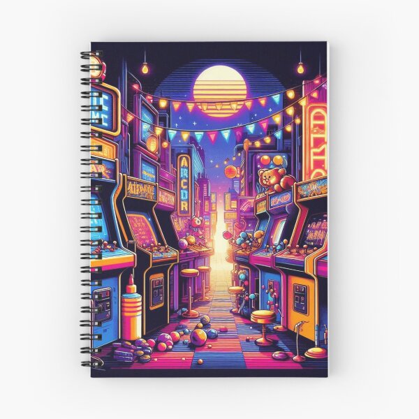 Item preview, neon lights and pixelated characters designed and sold by Dominika Farkašová.