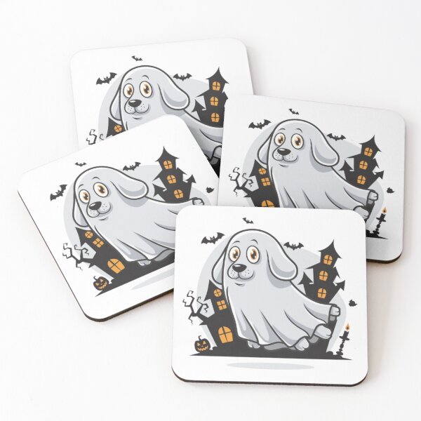 Item preview, ghost dog in halloween designed and sold by DesignNadine.