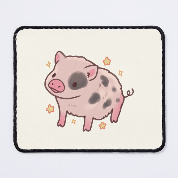 Item preview, Cute Miniature pig drawing designed and sold by Artofmayara.