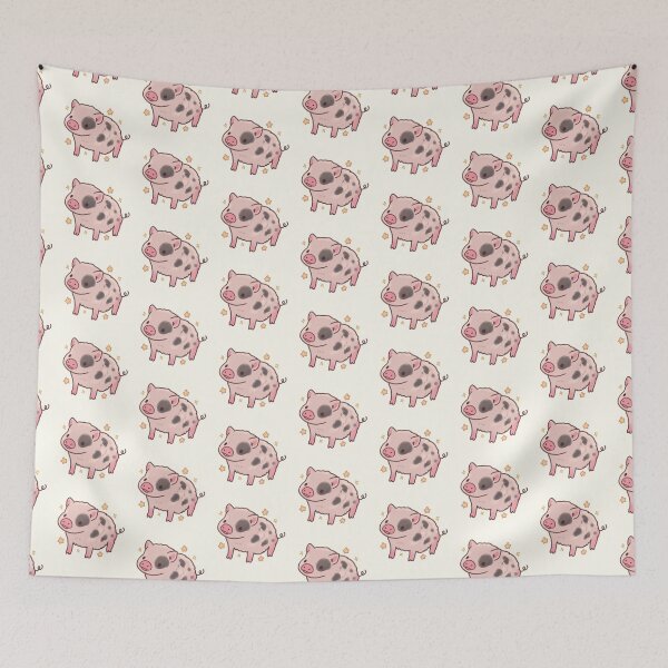Item preview, Cute Miniature pig drawing  designed and sold by Artofmayara.