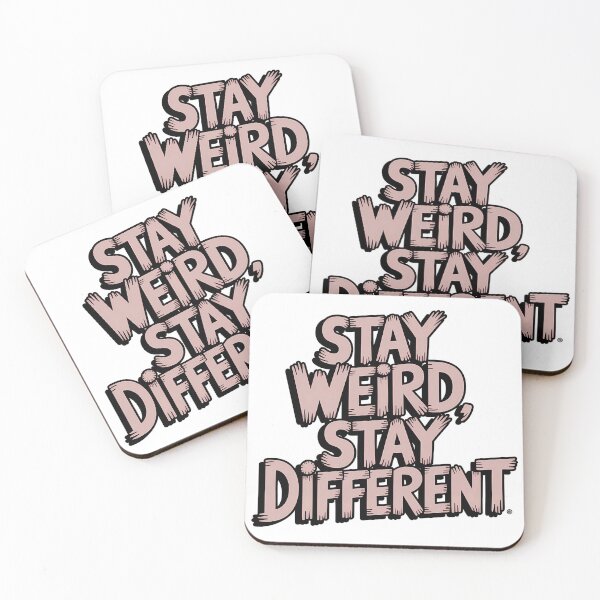 Item preview, Stay weird, stay different designed and sold by ArtBoom73.