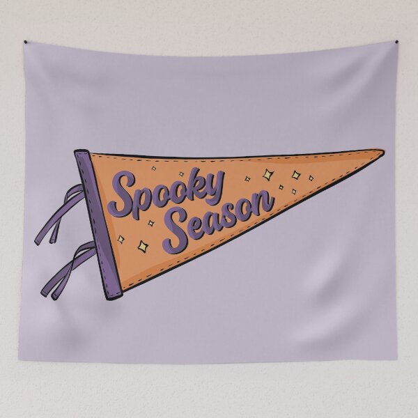 Item preview, Spooky Season Halloween Pennant Flag designed and sold by Alexandra Jones.