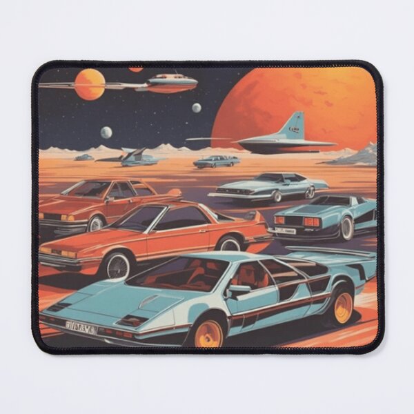 Item preview, Vintage Cars Driving in Space designed and sold by H-with-B.