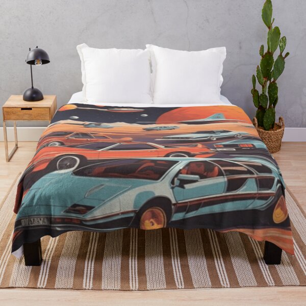 Item preview, Vintage Cars Driving in Space designed and sold by H-with-B.
