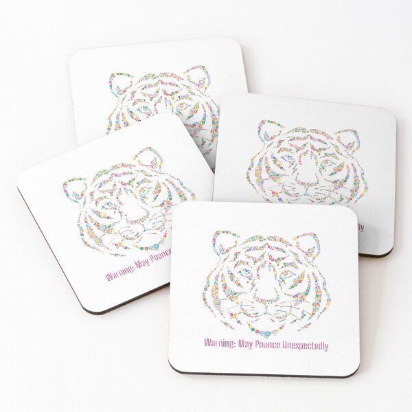 Item preview, Warning: May Pounce Unexpectedlly Tiger style  designed and sold by abdulazizxd.