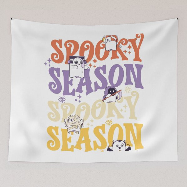 Item preview, SPOOKY SEASON HALLOWEEN GHOST FUNNY  designed and sold by JoyGrid Designs.