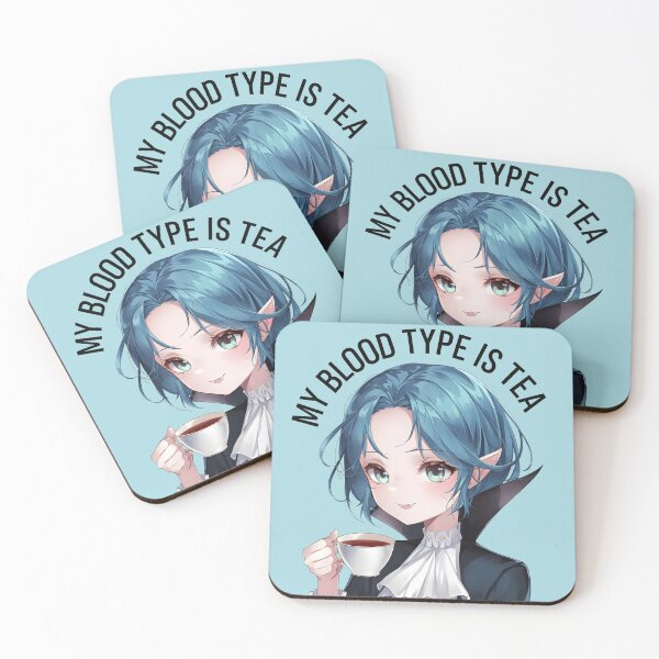 Item preview, My blood type is tea designed and sold by Moonody Designs.