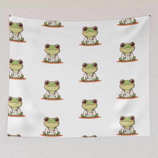 Item preview, A Cute Doctor Frog designed and sold by DWorriBHappi.