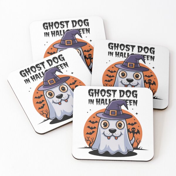 Item preview, ghost dog in halloween designed and sold by DesignNadine.