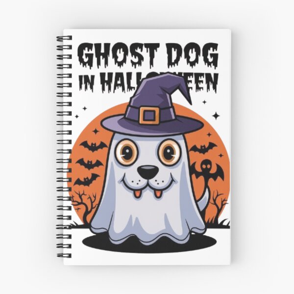 Item preview, ghost dog in halloween designed and sold by DesignNadine.