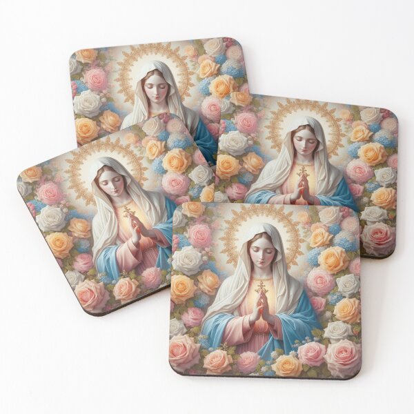 Item preview, graceful and serene virgin mary designed and sold by Dominika Farkašová.