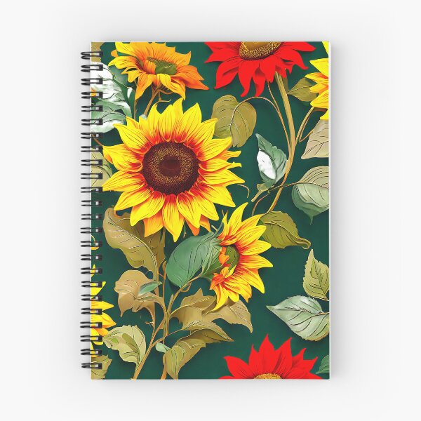 Item preview, A playful pattern of sunflowers designed and sold by Tchoice.