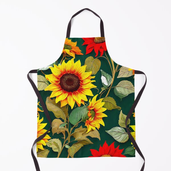 Item preview, A playful pattern of sunflowers designed and sold by Tchoice.