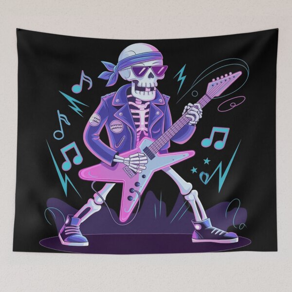 Item preview, neon skeleton rocker designed and sold by JMMR.