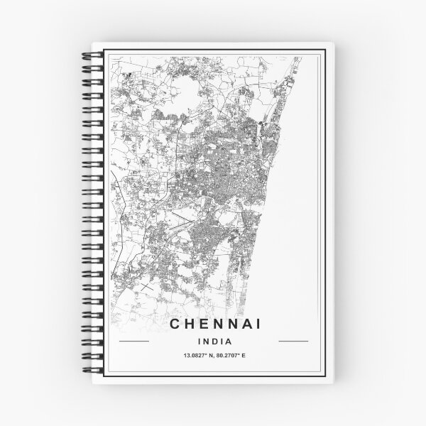 Item preview, Chennai City Map designed and sold by SHAMPAIN-ART-CO.
