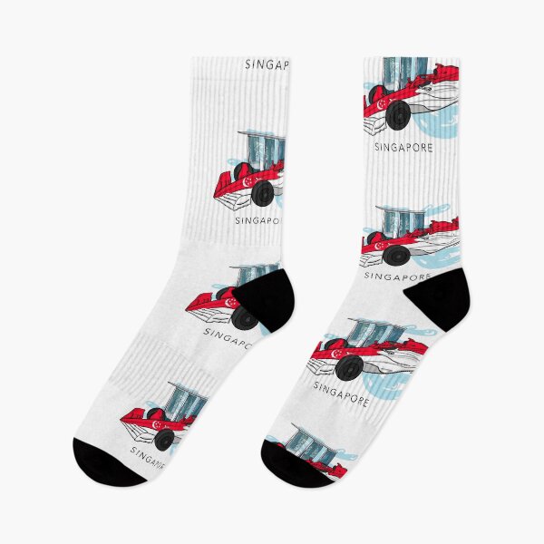 Item preview, F1 - SINGAPORE (with writing) designed and sold by lineandlunar.
