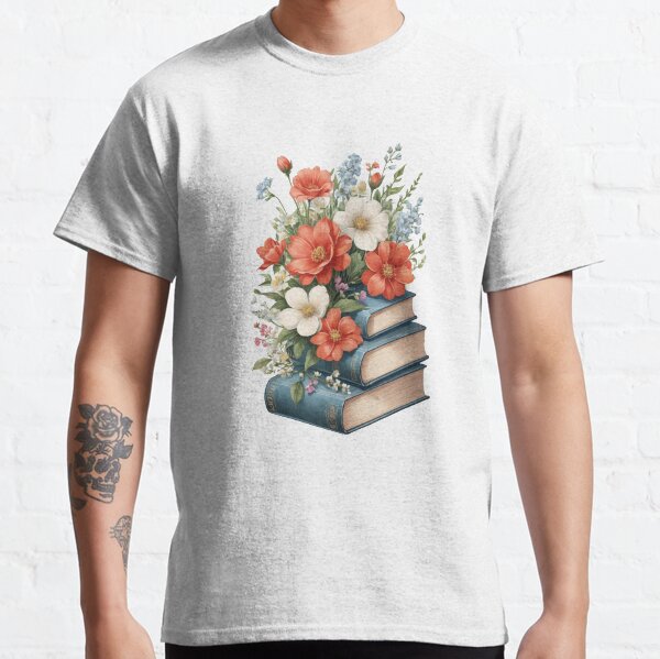 Item preview, Books and flowers designed and sold by Ellipsis-21.