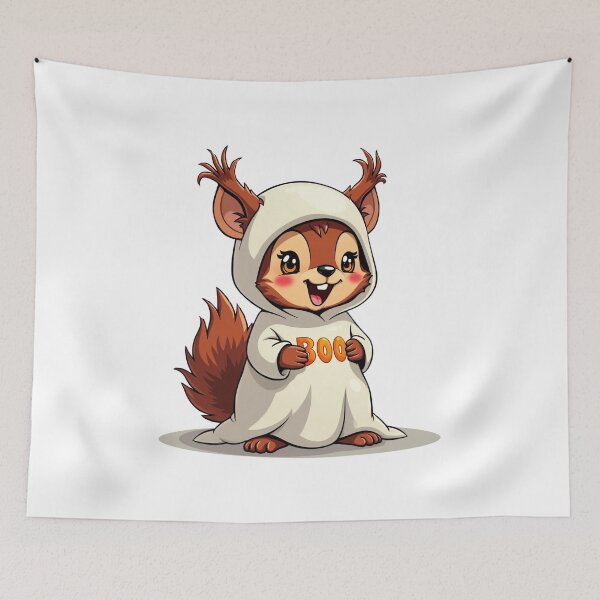 Item preview, BOO! Squirrel in Ghost Costume: Hallowenn Design designed and sold by Rio77 Styles.