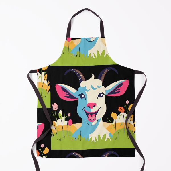 Item preview, Pop Art Goat Illustration designed and sold by TrendVibee.